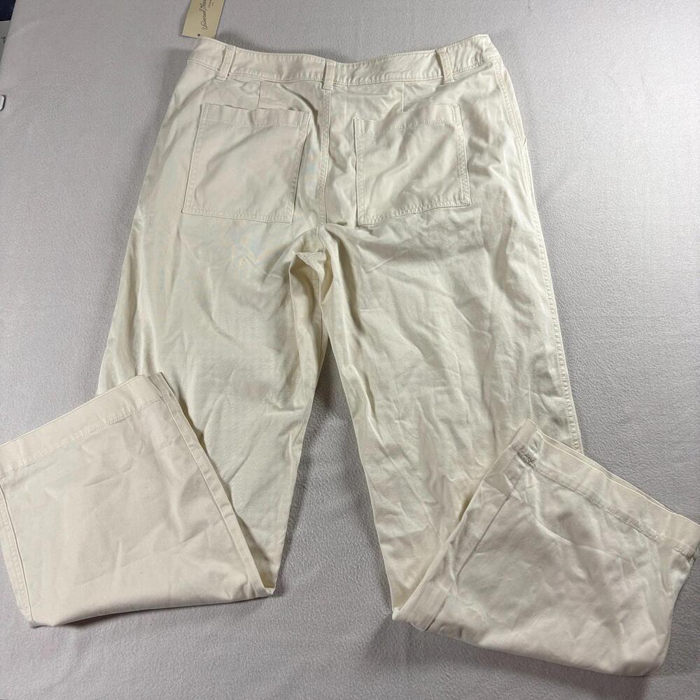 Chino Straight Stretch Pants Universal Thread Tag 12 Fits Like 34X30 Cream - Picture 8 of 8